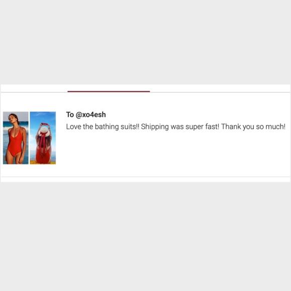 Red Lace Up Back Ruch Bottom One-Piece Swimsuit - Picture 7 of 7